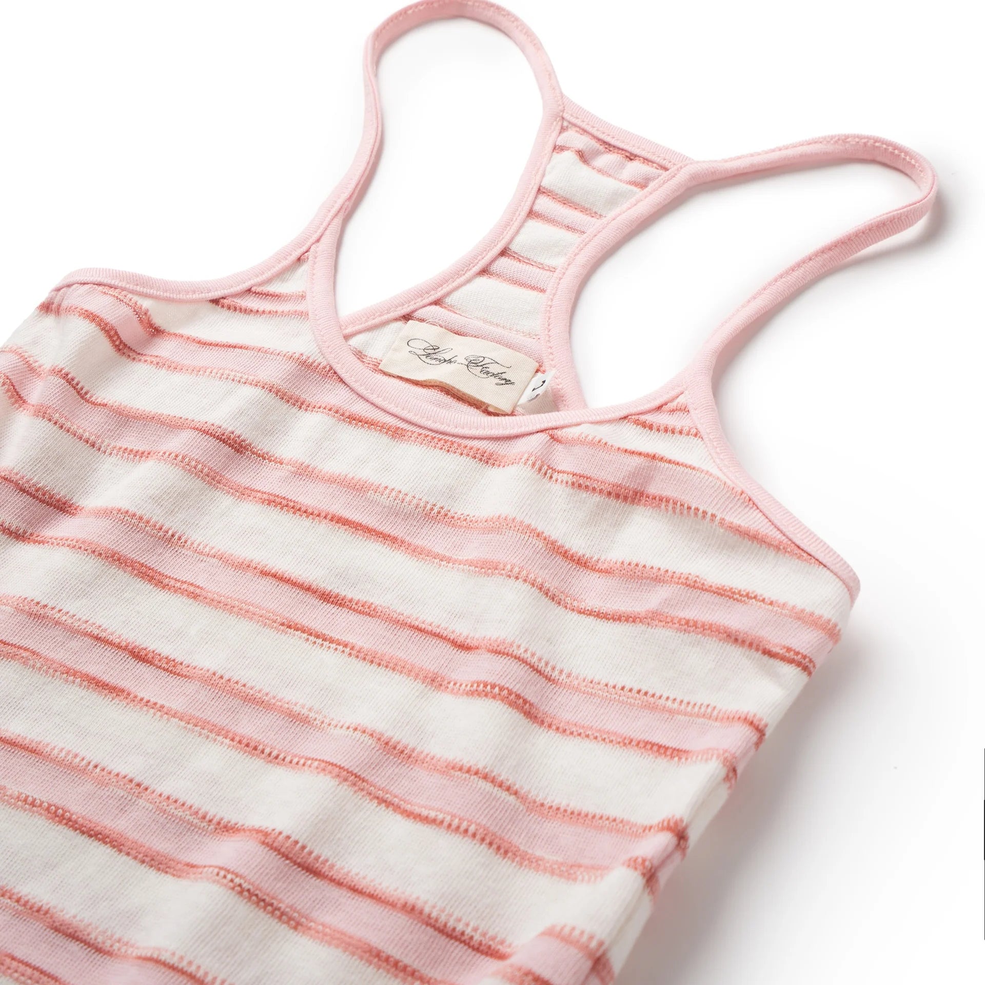 Racer Tank (Pink Stripe)