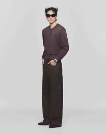 Autumnal Knit Cardigan (Chocolate)