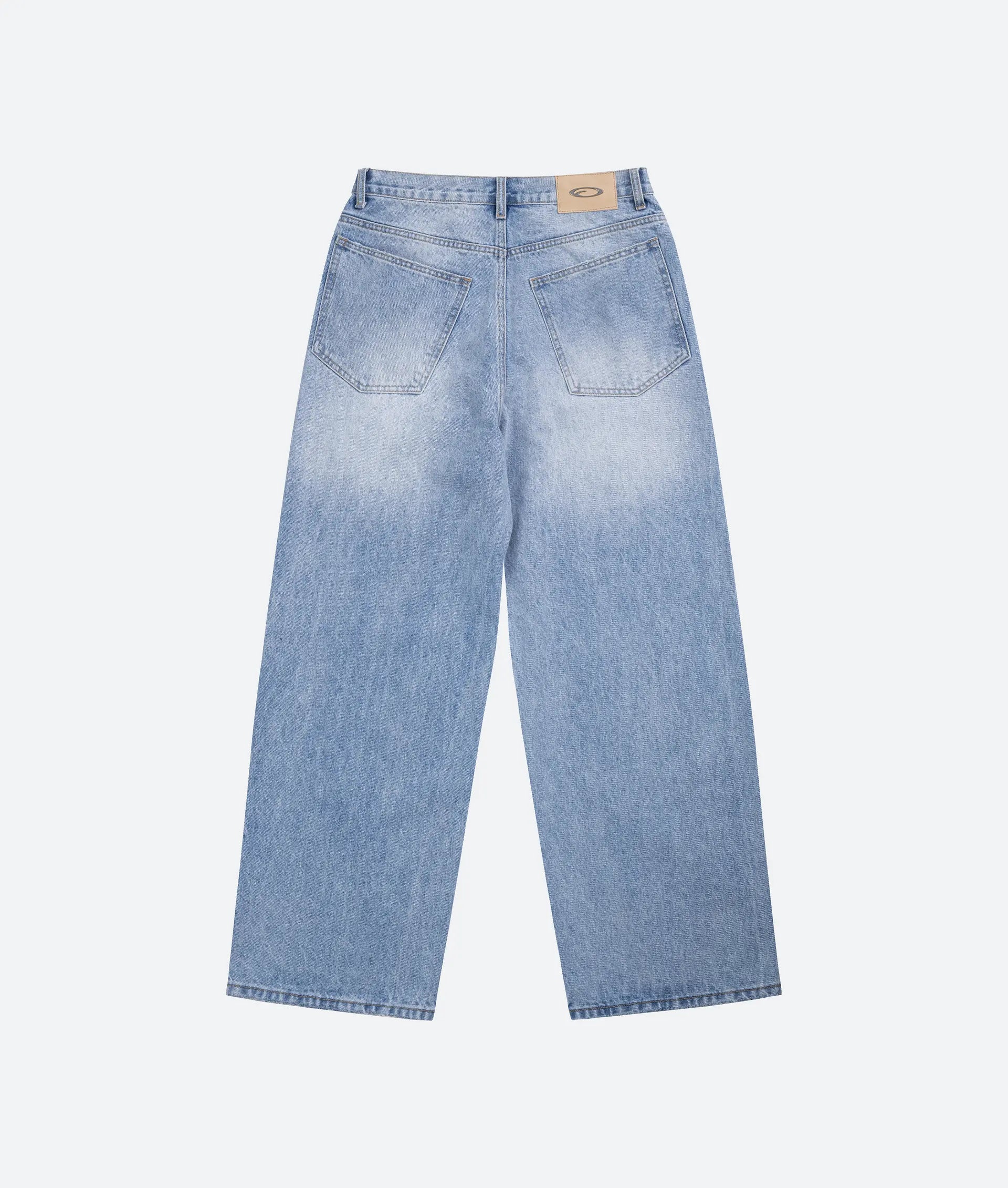 Light Blue Wash Baggy Denim