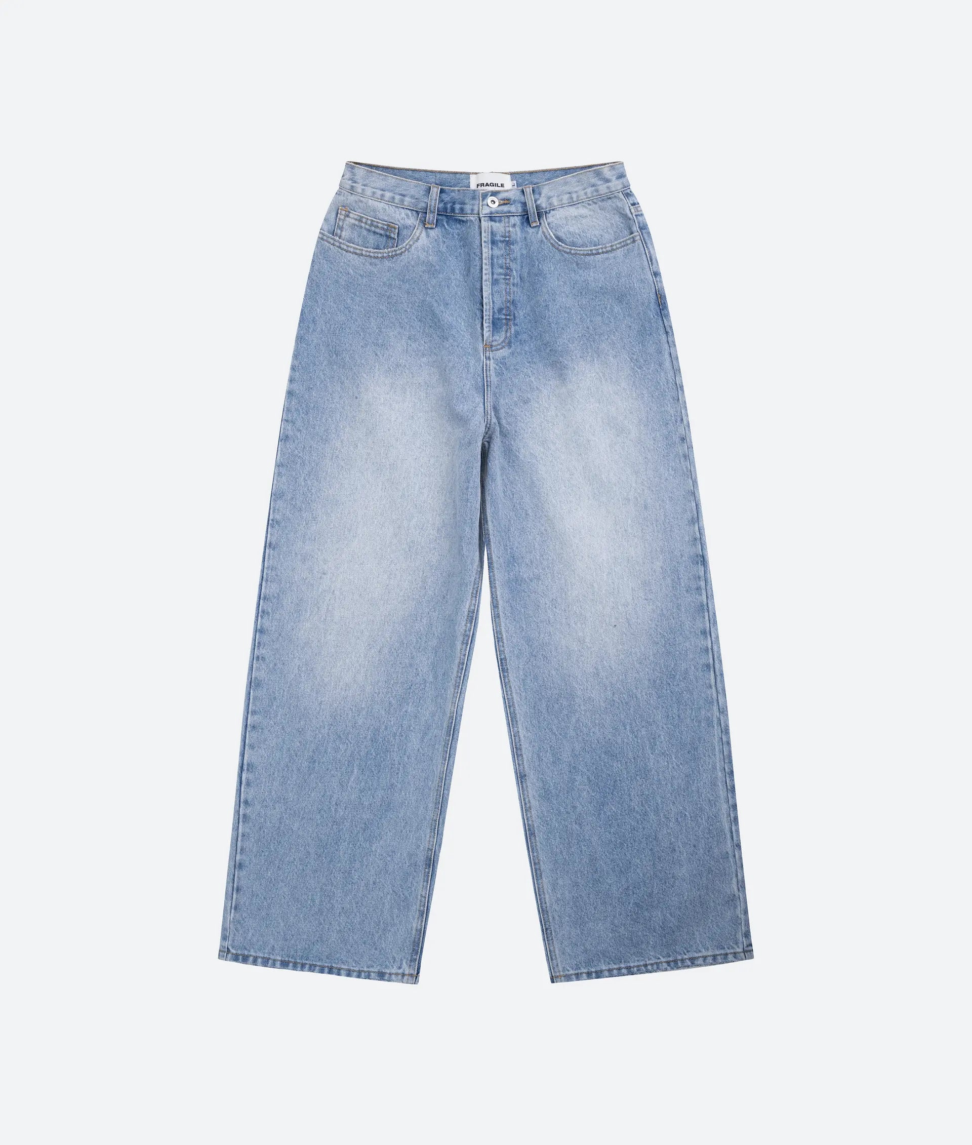 Light Blue Wash Baggy Denim