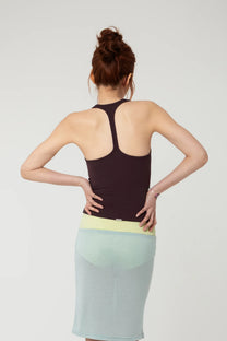 RACER TANK PLUM