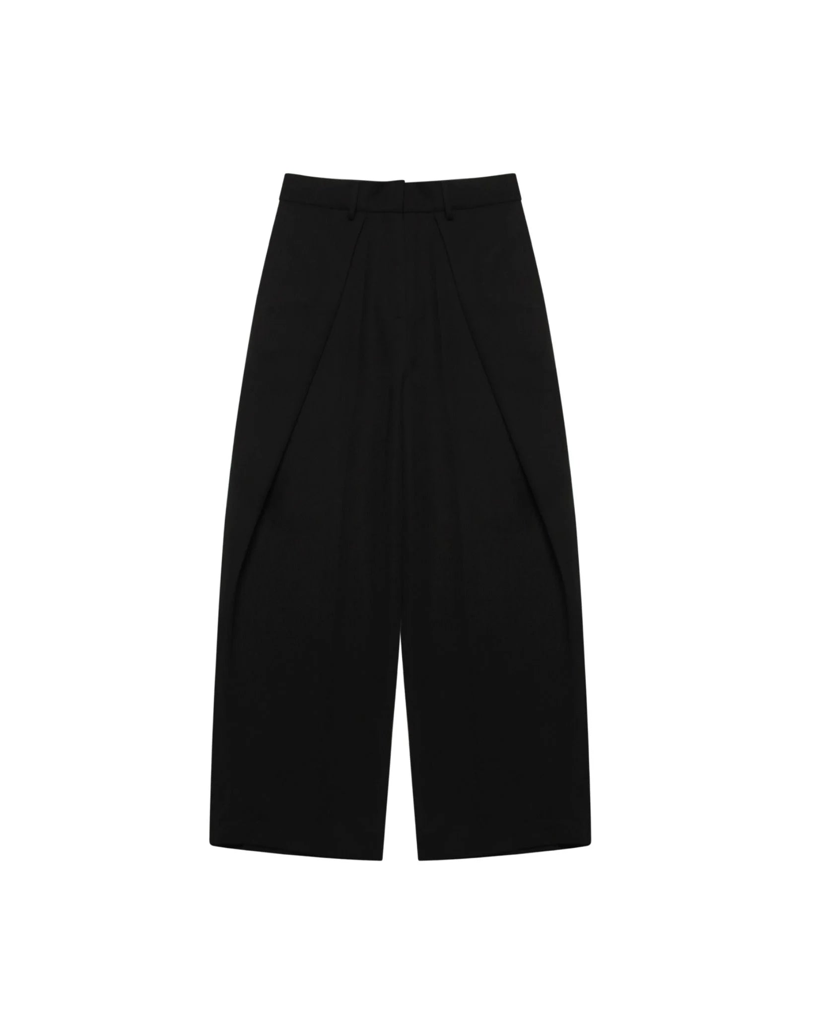 ROLLING STRAIGHT TROUSERS - Black