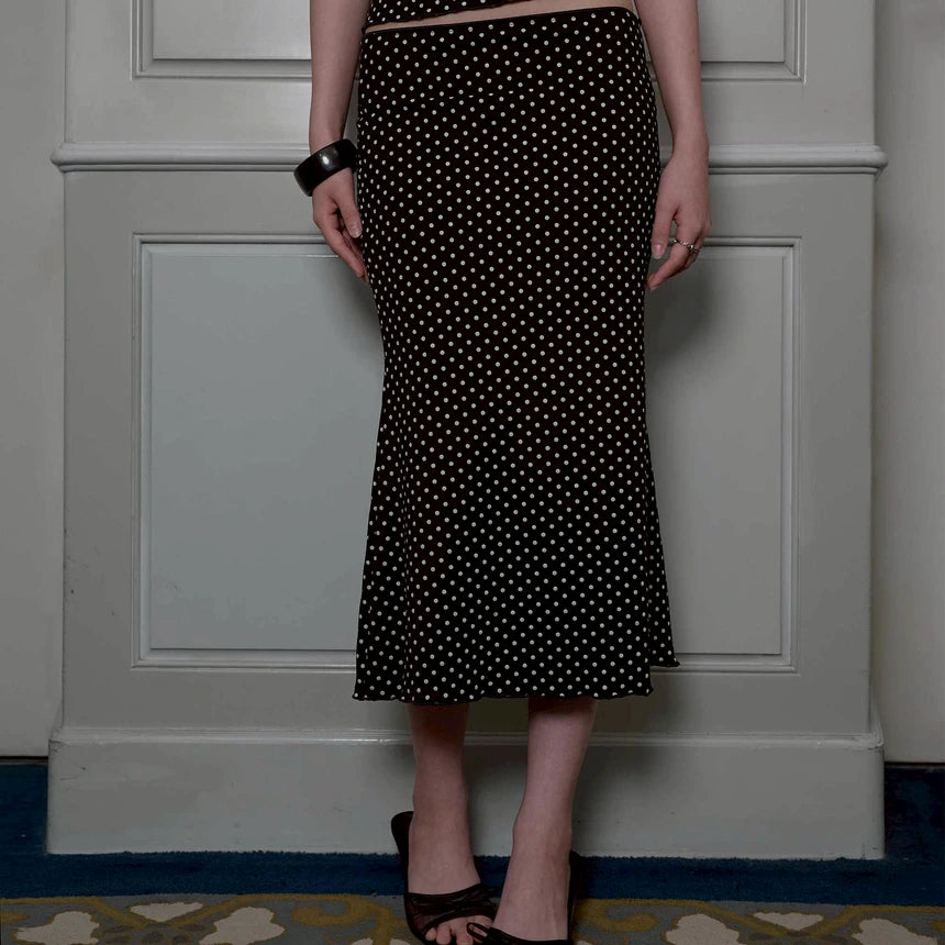 Polly Midi Skirt (Black)