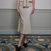 Polly Midi Skirt (White)