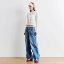 Lacy Long Sleeves (White)