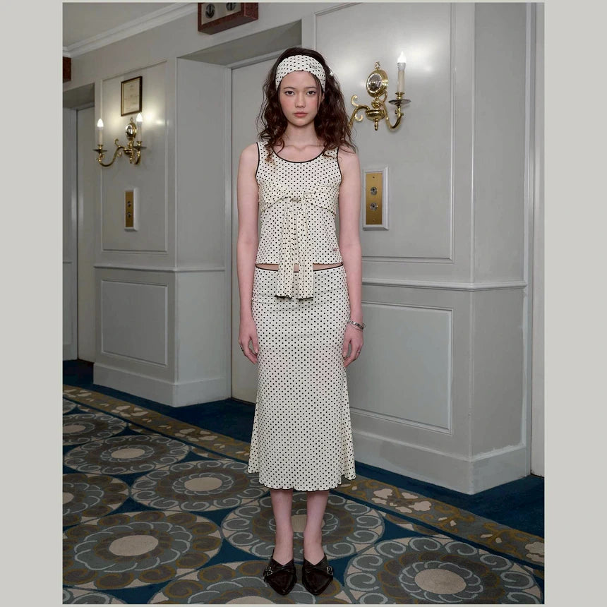 Polly Midi Skirt (White)