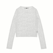 Lacy Long Sleeves (White)