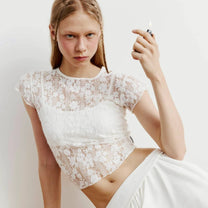 Lacy Top (White)