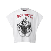 CERBERUS – Oversize Cropped Tank Top