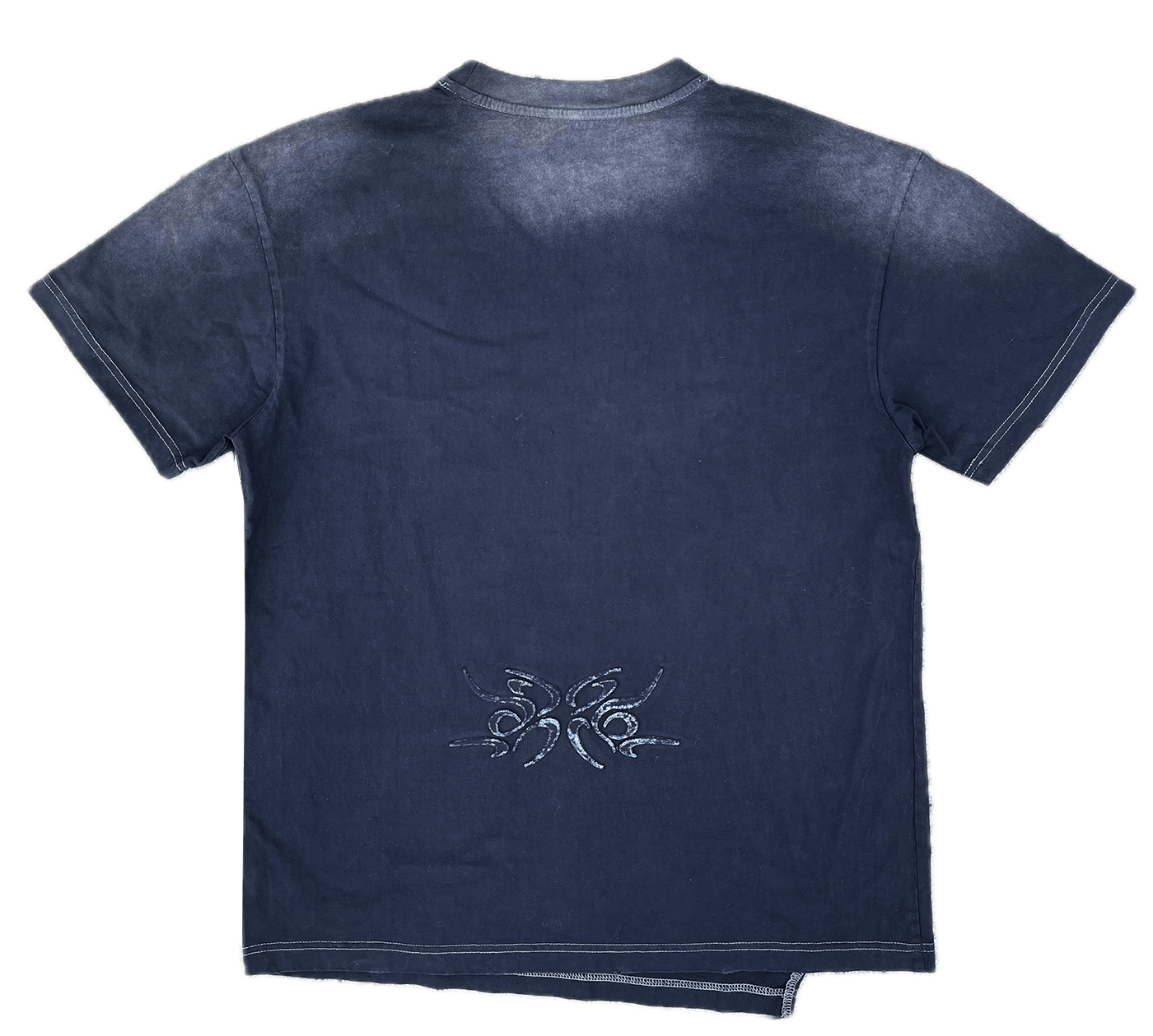 Asymmetrical T-Shirt with Volume Print