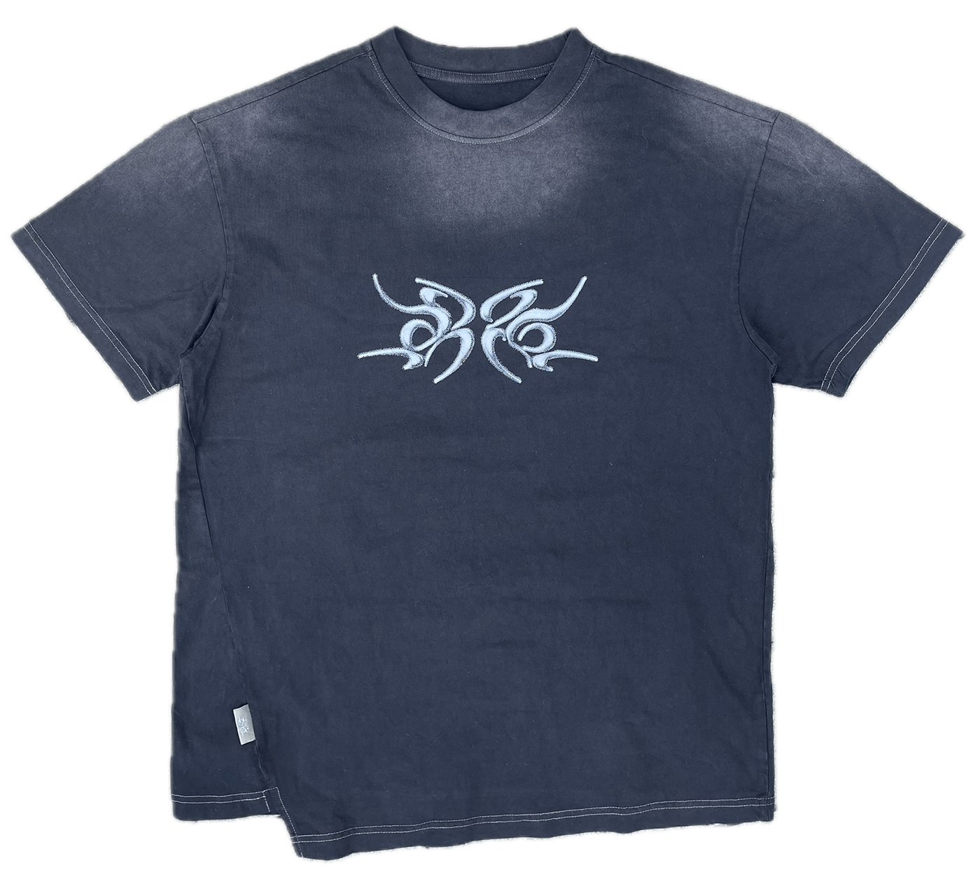 Asymmetrical T-Shirt with Volume Print