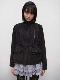 String Trimmed Lace Jacket