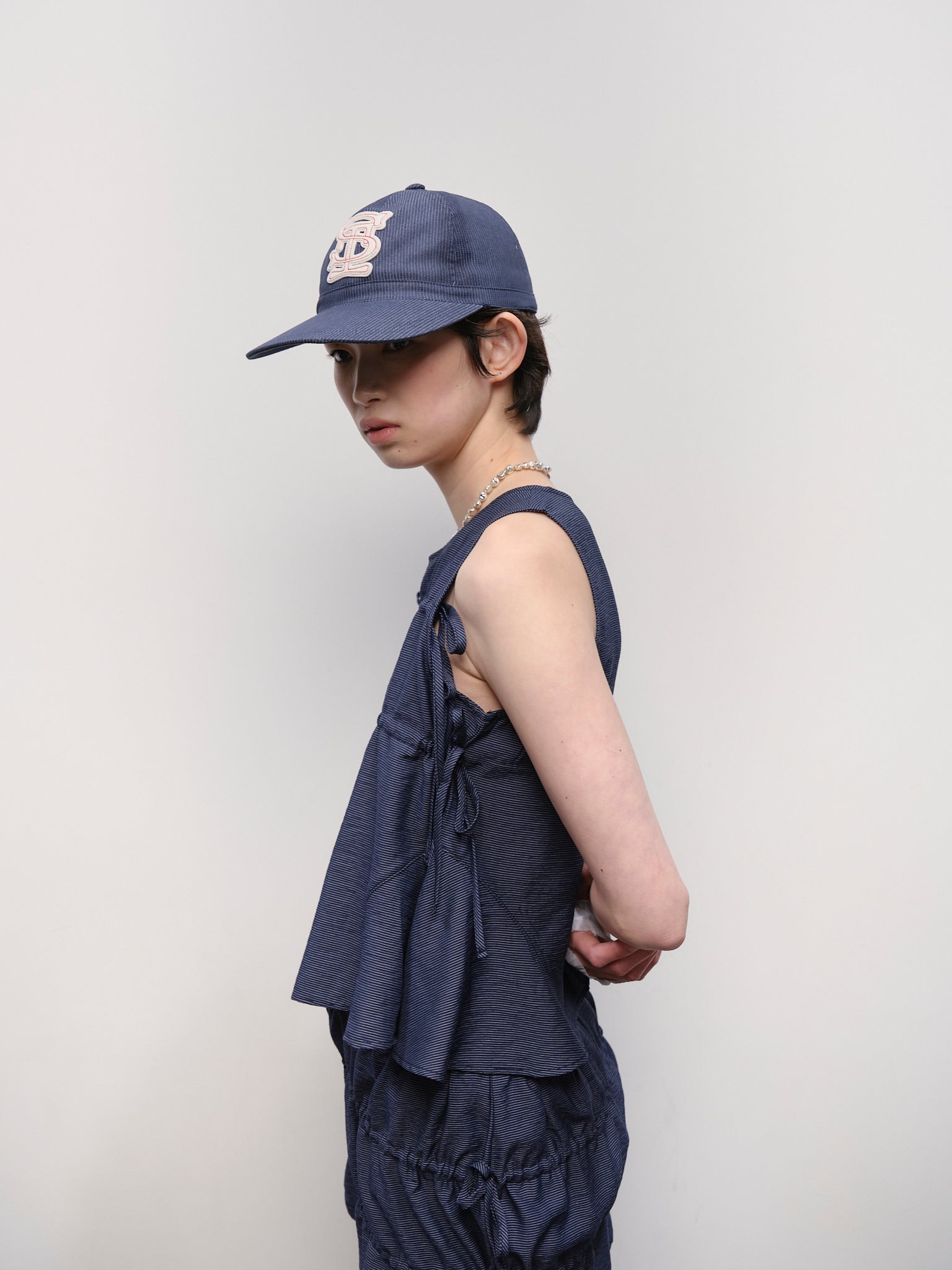 Patched Wide Brim Cap