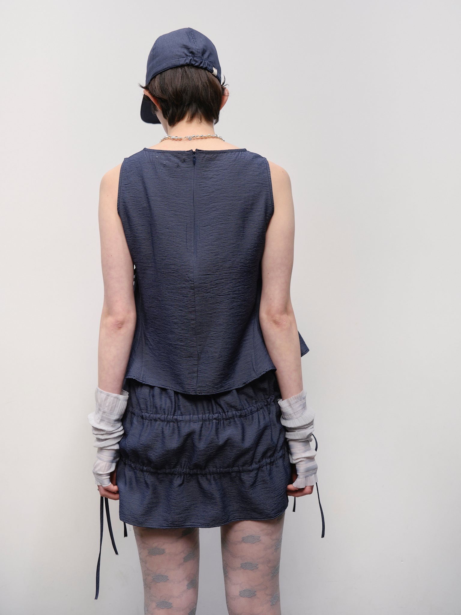 Patched Wide Brim Cap