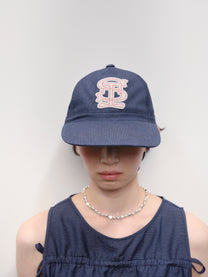 Patched Wide Brim Cap