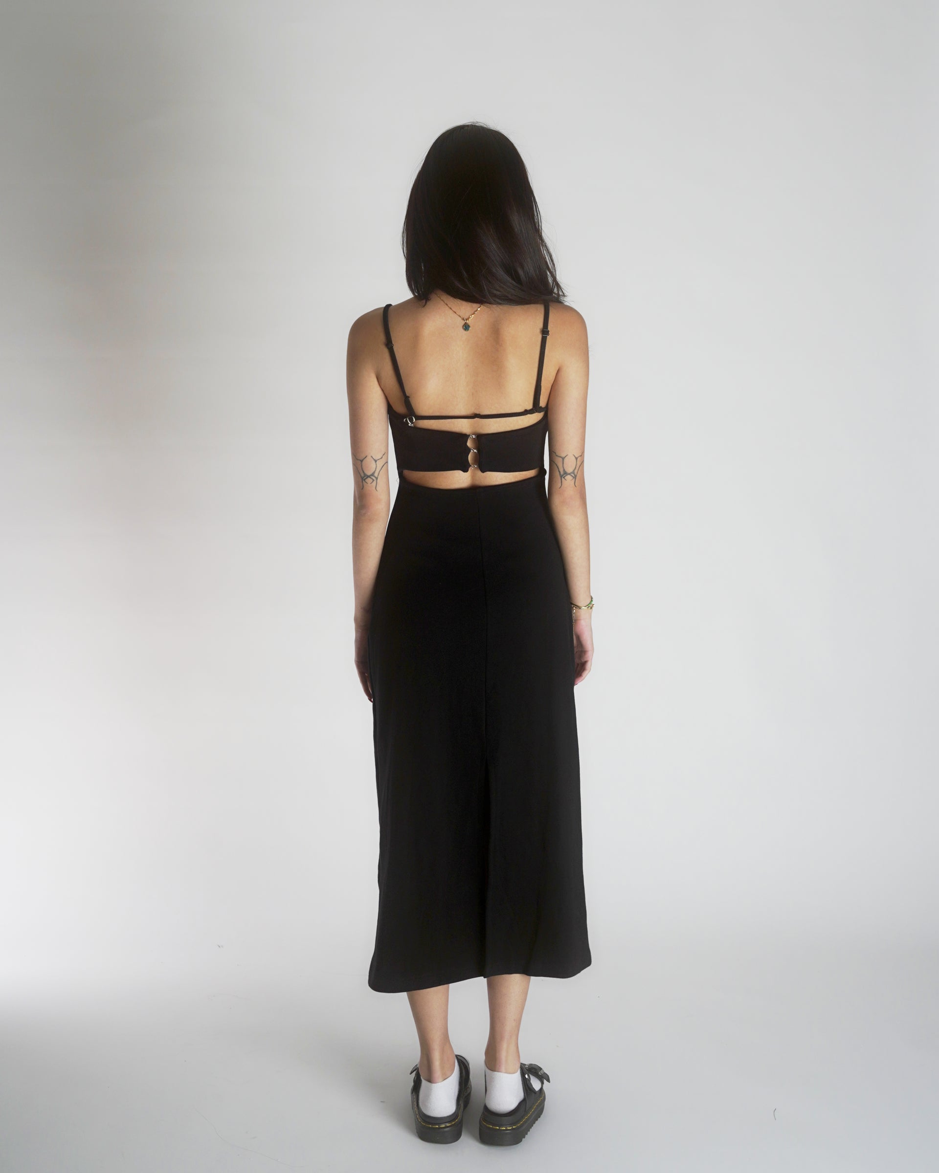 Fit All Backless Fitted Dress
